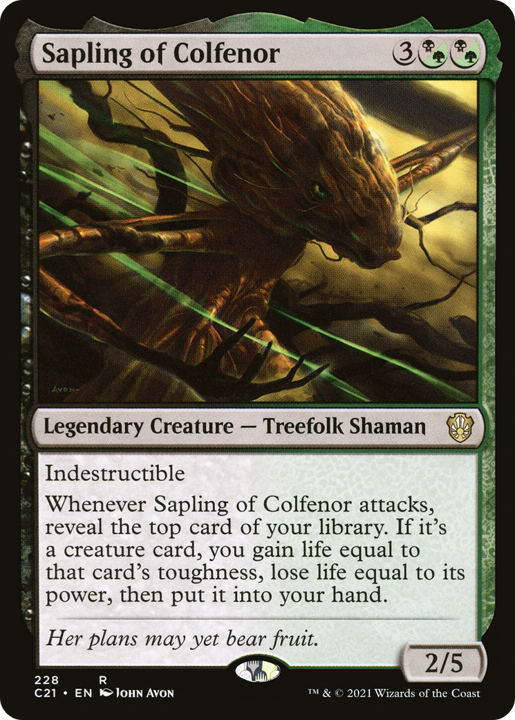 Sapling of Colfenor (C21-228)  - Commander 2021