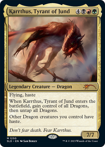 Karrthus, Tyrant of Jund (SLD-1250)  Foil - Secret Lair Drop