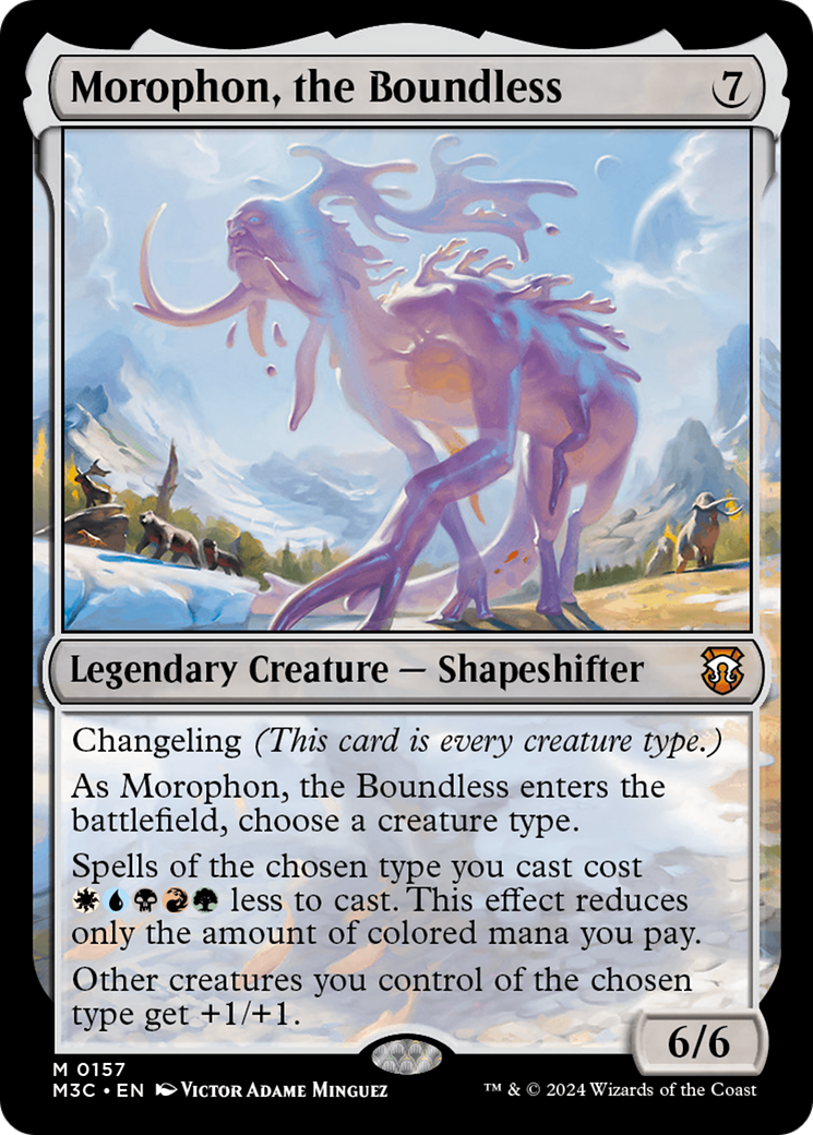 Morophon, the Boundless (M3C-157)  - Modern Horizons 3 Commander