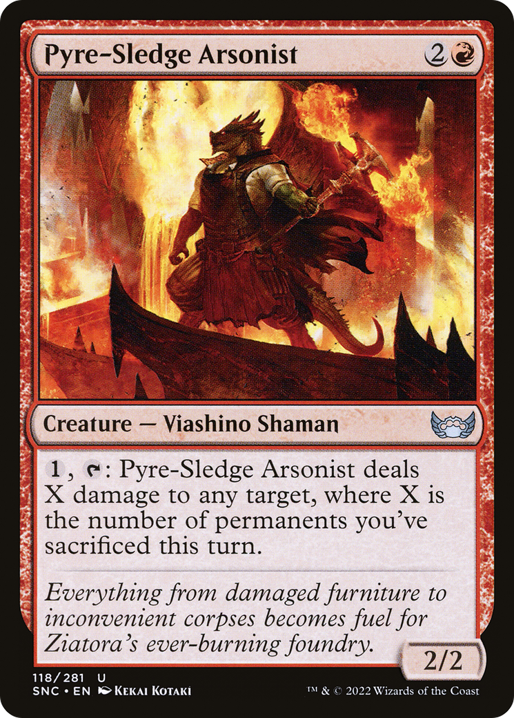 Pyre-Sledge Arsonist (SNC-118) - Streets of New Capenna