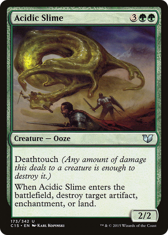 Acidic Slime (C15-173)  - Commander 2015