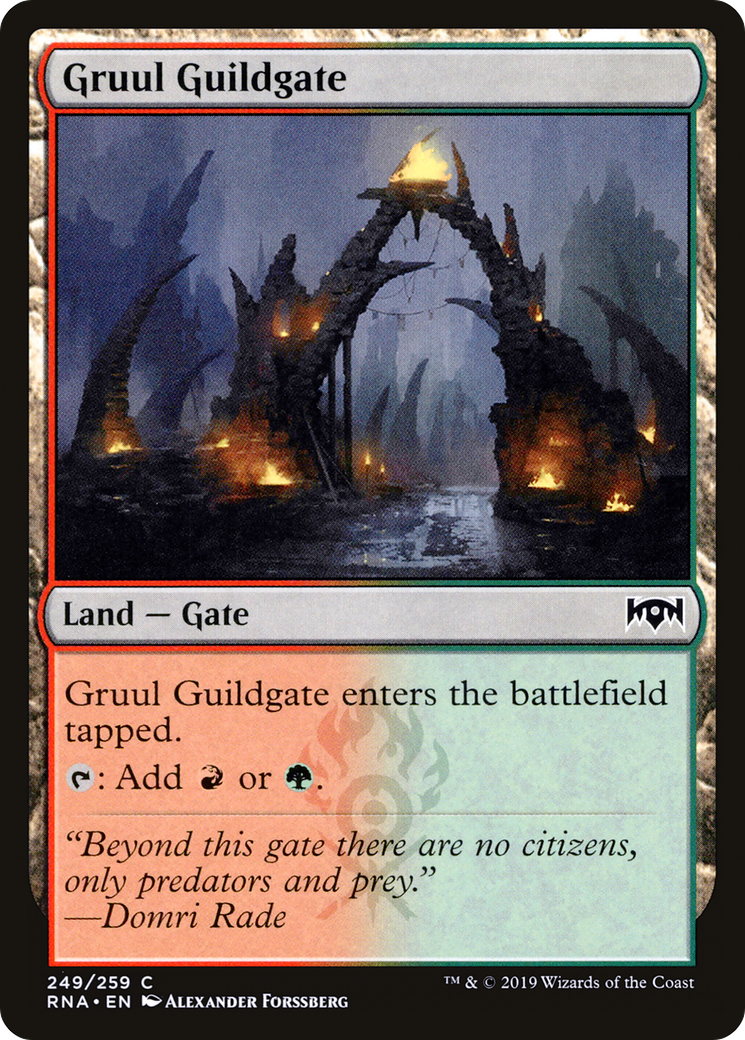 Gruul Guildgate (249) (RNA-249)  Foil - Ravnica Allegiance