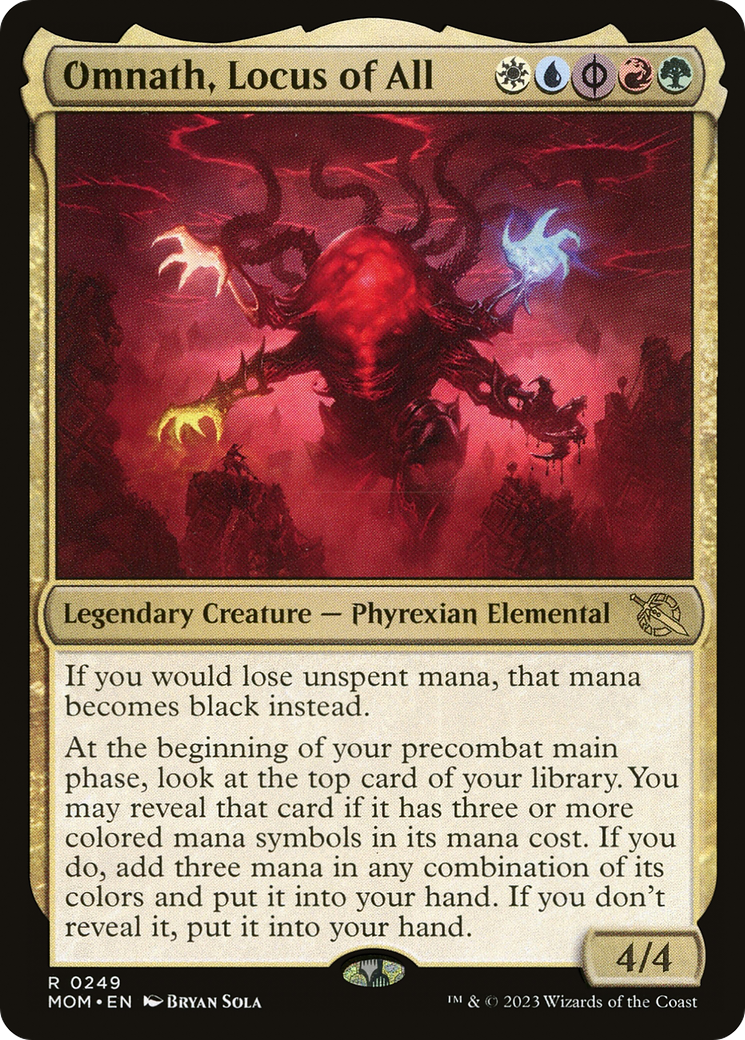 Omnath, Locus of All (MOM-249)  Foil - March of the Machine