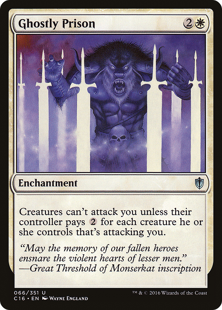 Ghostly Prison (C16-066)  - Commander 2016