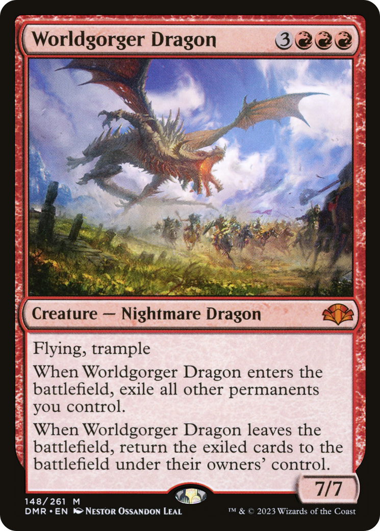 Worldgorger Dragon (DMR-148)  - Dominaria Remastered