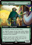 Arbor Adherent (Extended Art) (TDC-082)  - Commander: Tarkir: Dragonstorm: (Extended Art)