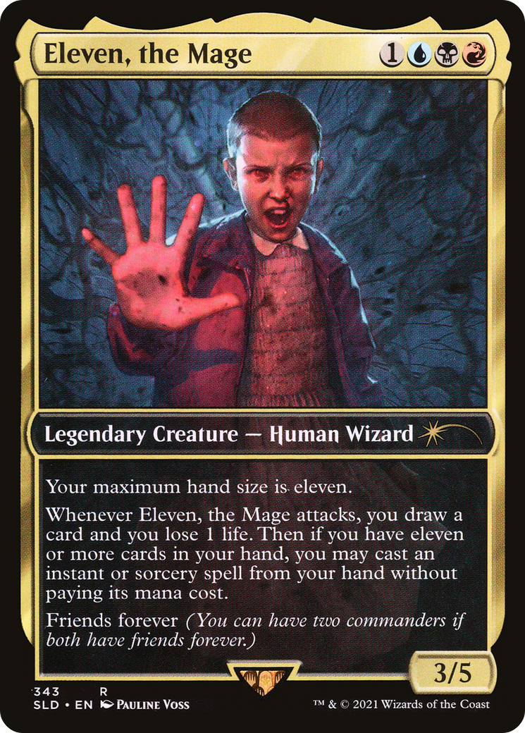 Eleven, the Mage (SLD-343)  - Secret Lair Drop / Eleven, the Mage