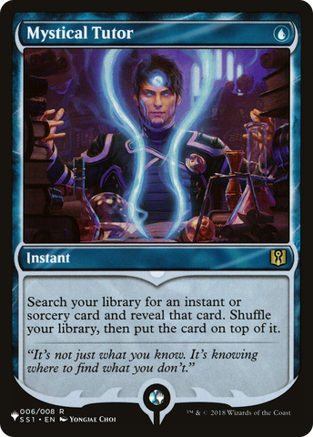 Mystical Tutor (LIST-006/008)  - The List