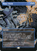 Mana Drain (Textured Foil) (OTP-067)  Foil - Breaking News (Borderless)