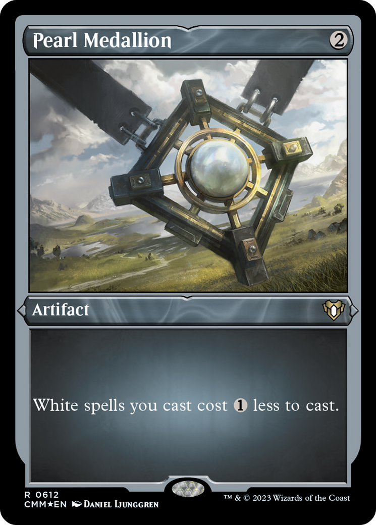 Pearl Medallion (CMM-612)  Etched Foil - Commander Masters