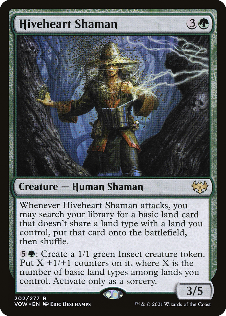Hiveheart Shaman (VOW-202)  Foil - Innistrad: Crimson Vow