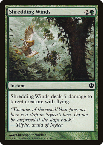 Shredding Winds (THS-178)  - Theros