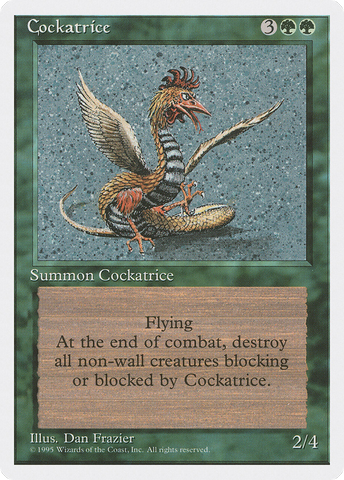 Cockatrice (4ED-)  - Fourth Edition