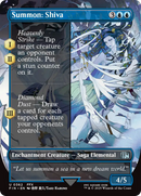 Summon: Shiva (Borderless) (FIN-362)  Foil - FINAL FANTASY: (enchantment)