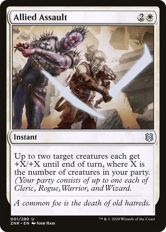 Allied Assault (ZNR-001)  - Zendikar Rising