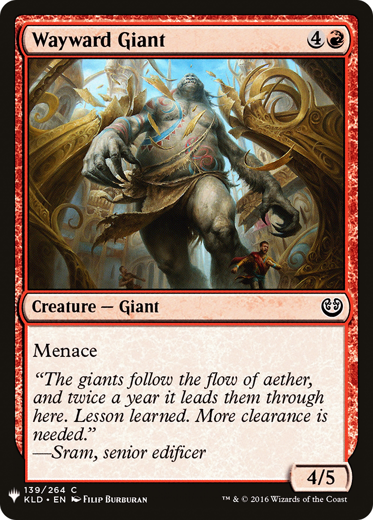 Wayward Giant (LIST-139)  - The List
