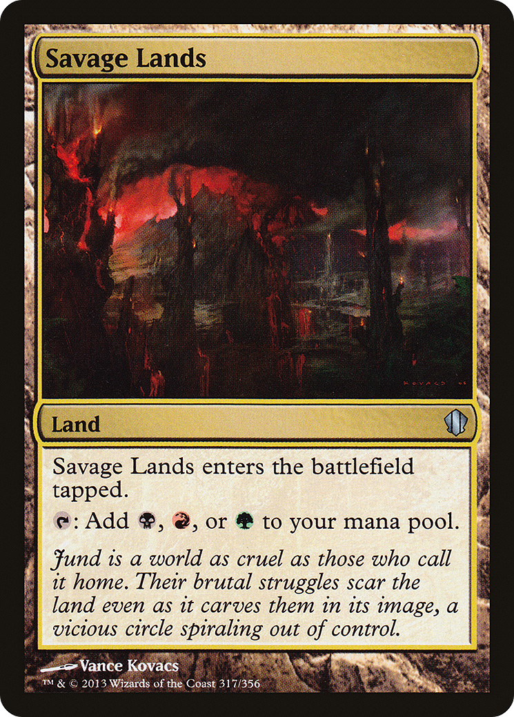 Savage Lands (C13-317)  - Commander 2013