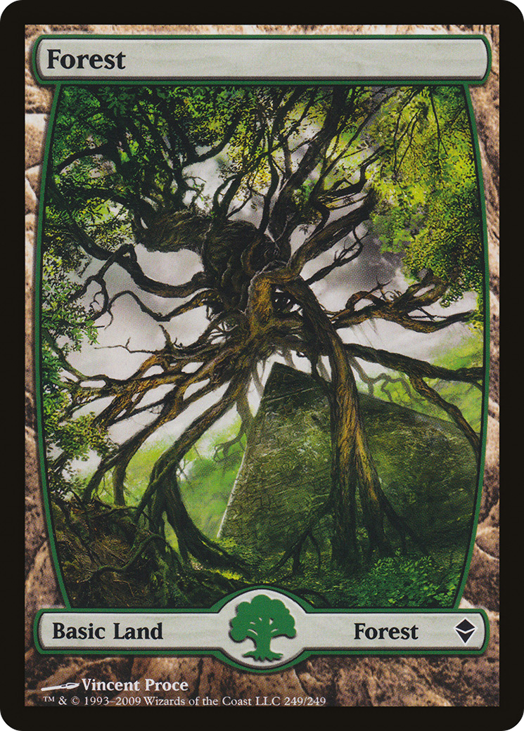 Forest (249) - Full Art (ZEN-249)  Foil - Zendikar