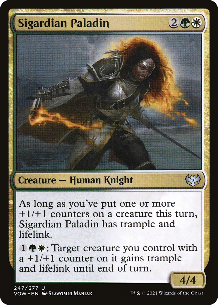 Sigardian Paladin (VOW-247)  Foil - Innistrad: Crimson Vow