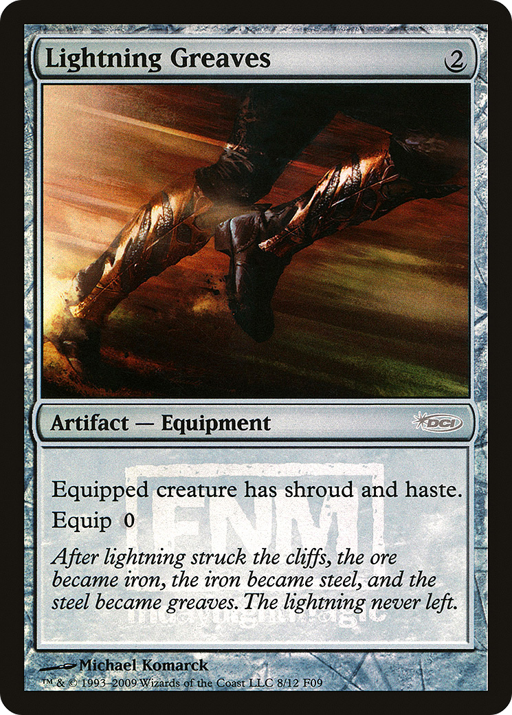 Lightning Greaves (FNM-)  Foil - Friday Night Magic 2009