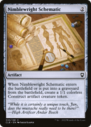 Nimblewright Schematic (CLB-330)  - Commander Legends: Battle for Baldur's Gate