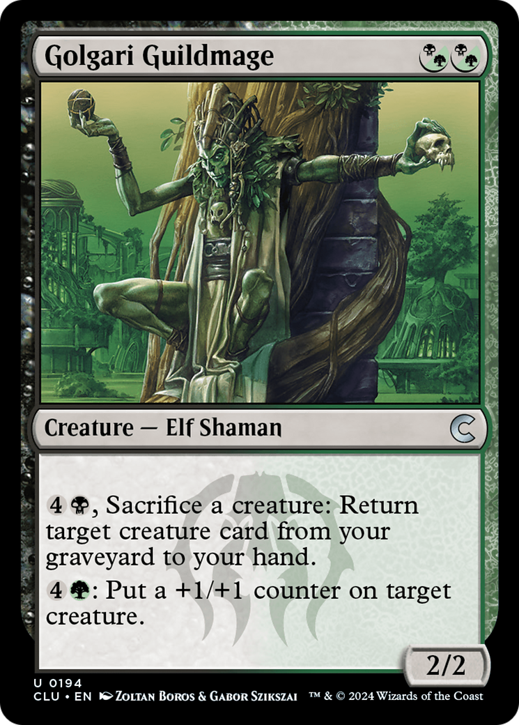 Golgari Guildmage (CLU-194)  - Ravnica: Clue Edition