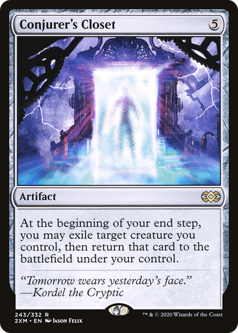 Conjurer's Closet (2XM-243)  Foil - Double Masters