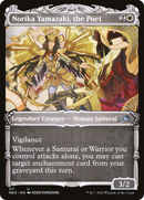 Norika Yamazaki, the Poet (Showcase) (NEO-311)  Foil - Kamigawa: Neon Dynasty