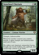 Stonehoof Chieftain (CMM-325)  Foil - Commander Masters