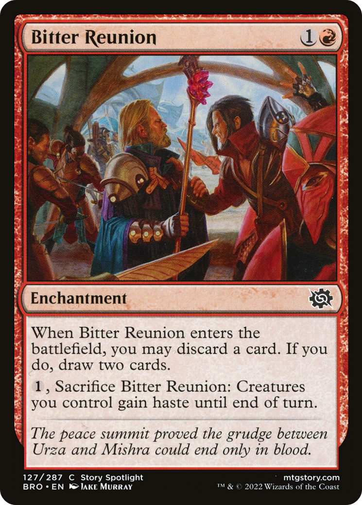 Bitter Reunion (BRO-127)  Foil - The Brothers' War