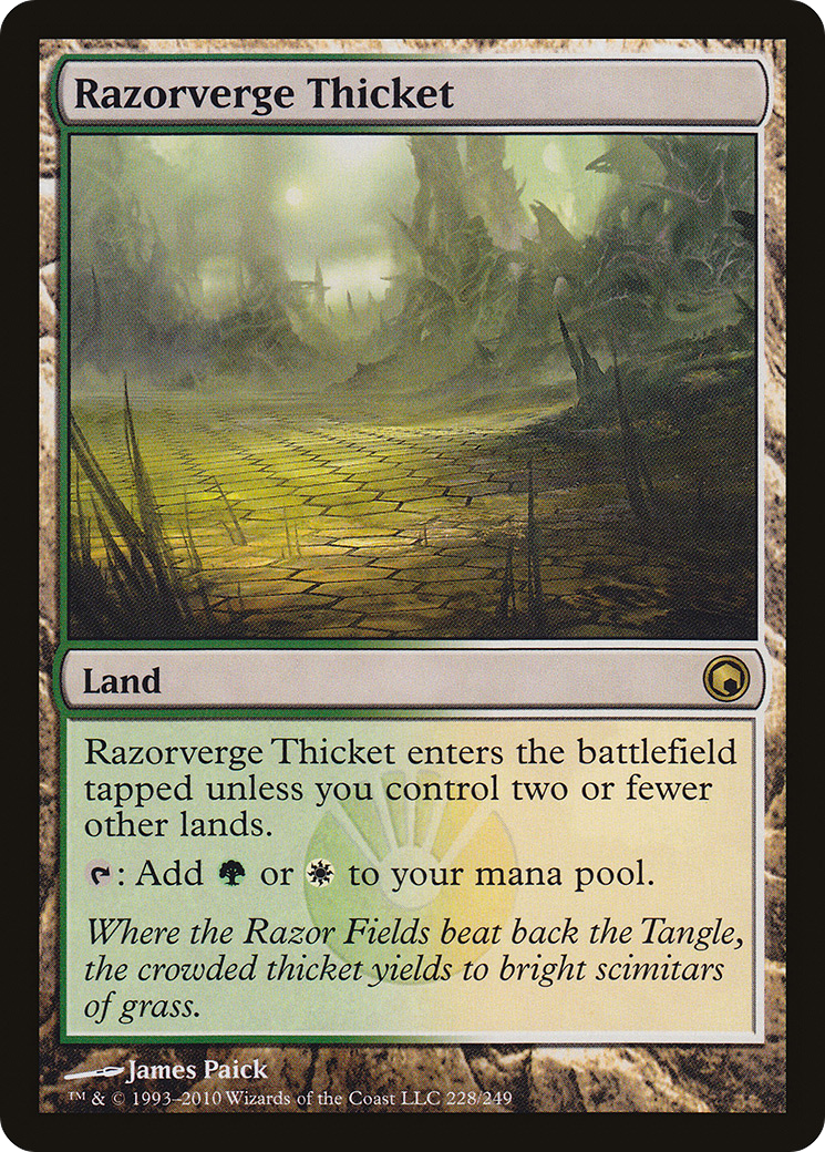 Razorverge Thicket (SOM-228)  - Scars of Mirrodin