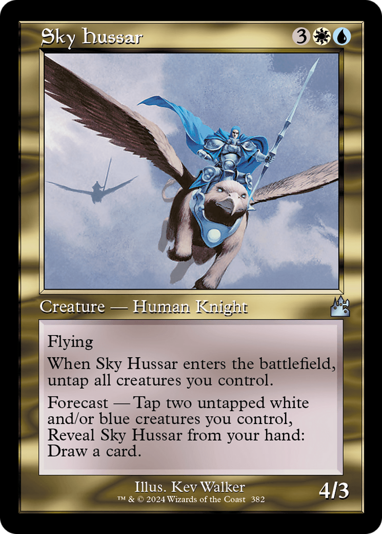 Sky Hussar (Retro Frame) (RVR-382)  Foil - Ravnica Remastered