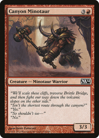Canyon Minotaur (M14-131)  - Magic 2014