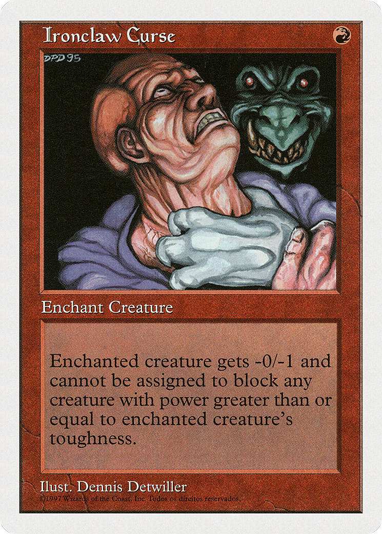 Ironclaw Curse (5ED-244†)  - Fifth Edition