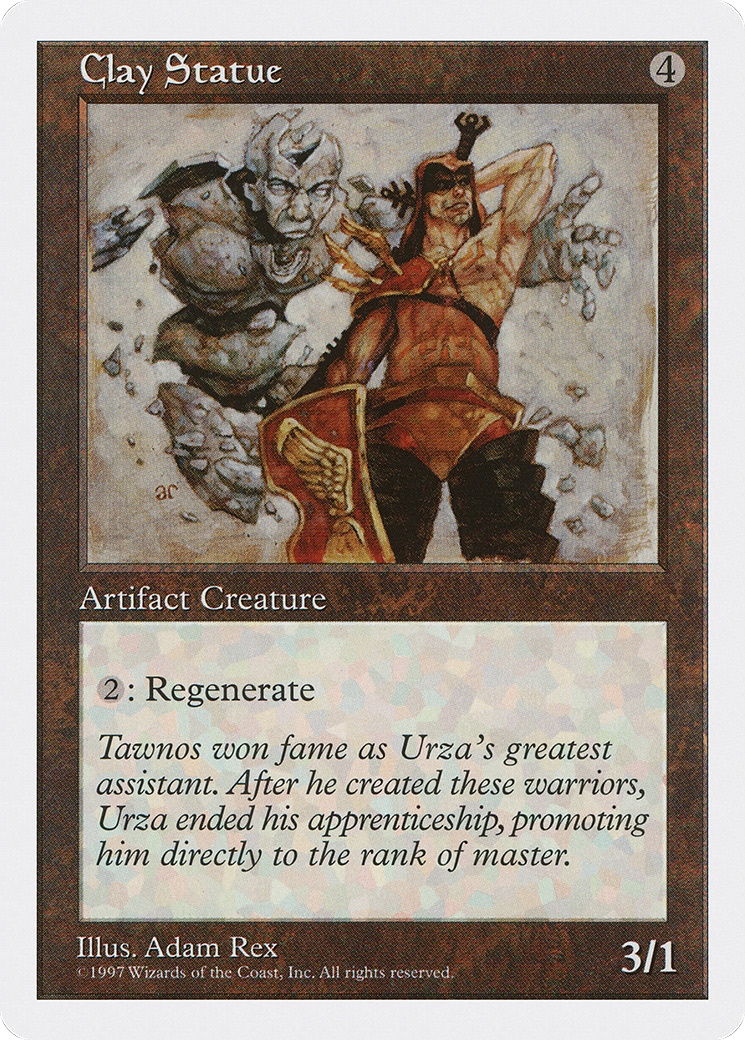 Clay Statue (5ED-)  - Fifth Edition