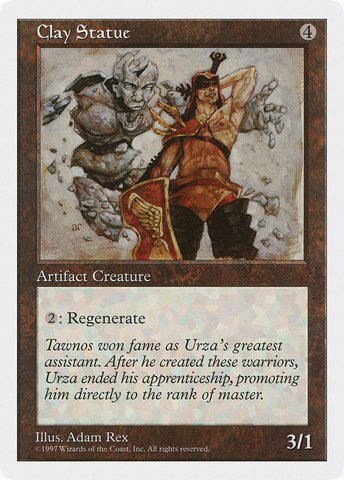 Clay Statue (5ED-)  - Fifth Edition