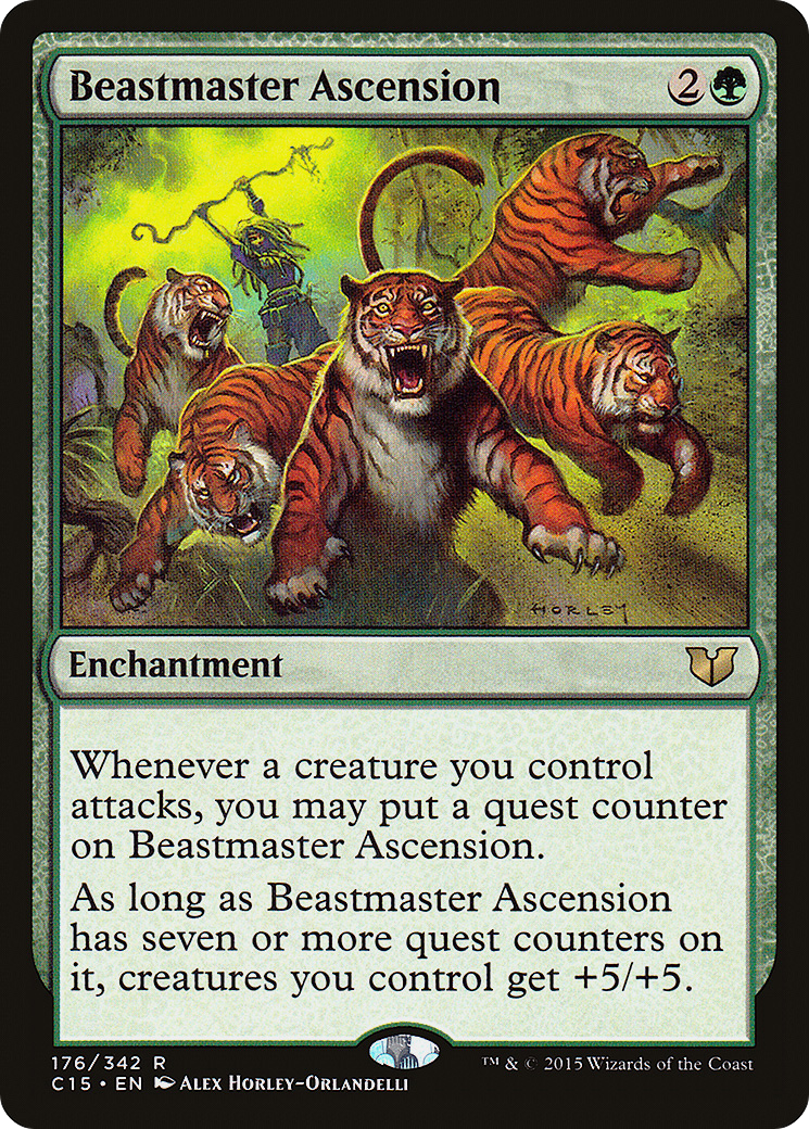 Beastmaster Ascension (C15-176)  - Commander 2015