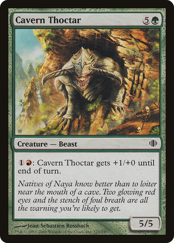 Cavern Thoctar (ALA-125)  Foil - Shards of Alara