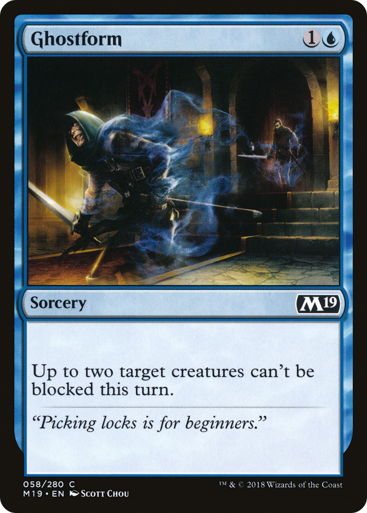 Ghostform (M19-058)  - Core Set 2019