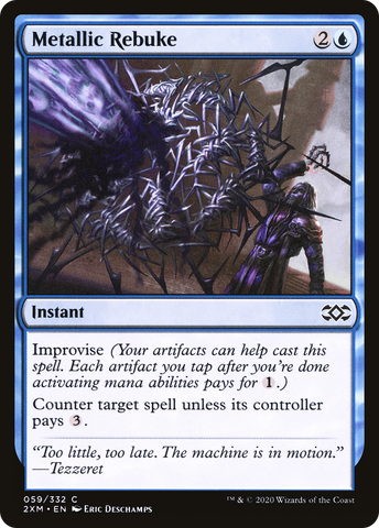Metallic Rebuke (2XM-059)  Foil - Double Masters