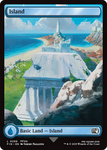 Island (0299) (FIN-299)  Foil - FINAL FANTASY