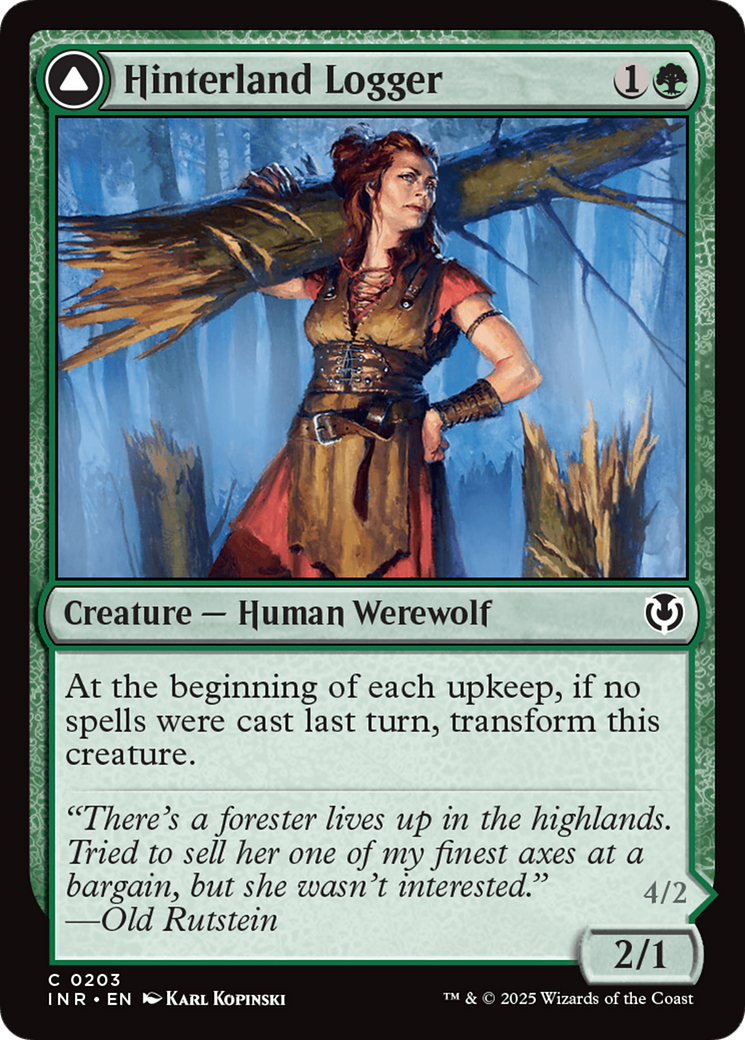 Hinterland Logger (INR-203)  - Innistrad Remastered