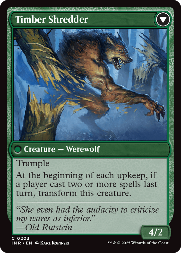 Hinterland Logger (INR-203)  - Innistrad Remastered