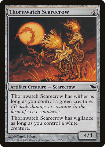 Thornwatch Scarecrow (SHM-265)  Foil - Shadowmoor