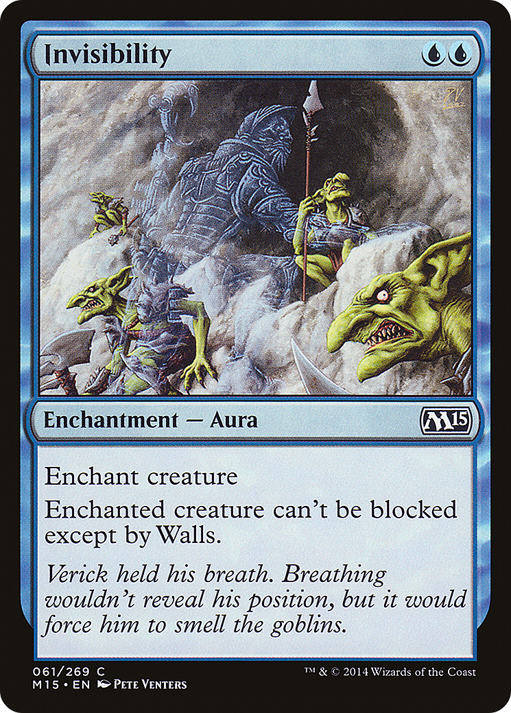 Invisibility (M15-061)  Foil - Magic 2015