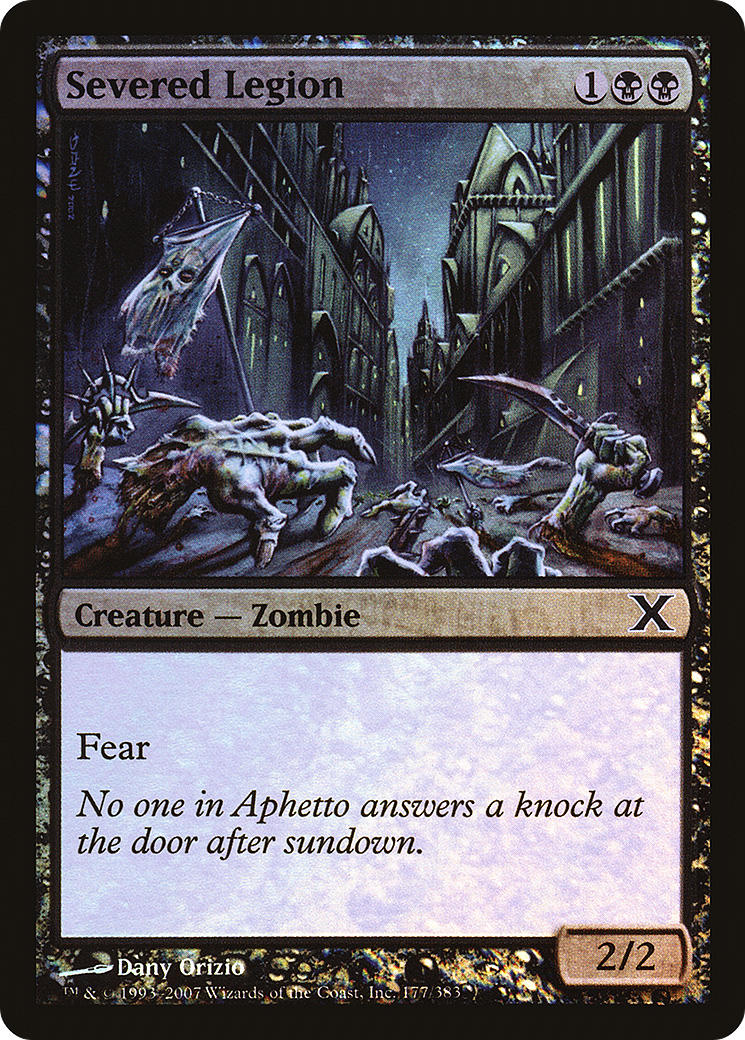 Severed Legion (10E-177★)  Foil - Tenth Edition