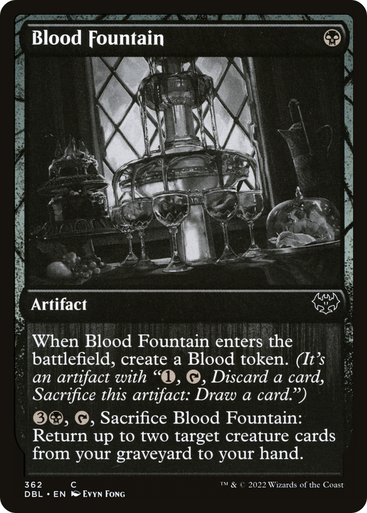 Blood Fountain (DBL-362)  Foil - Innistrad: Double Feature