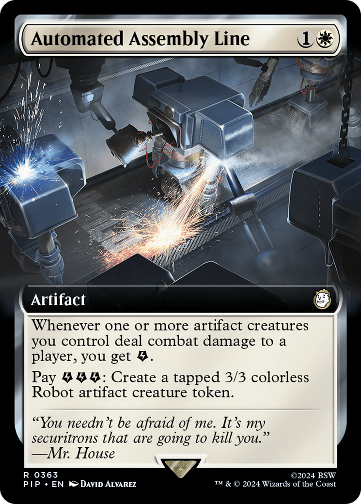Automated Assembly Line (Extended Art) (PIP-363)  Foil - Fallout: (Extended Art)
