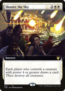 Shatter the Sky (Extended Art) (THB-302)  Foil - Theros Beyond Death: (Extended Art)