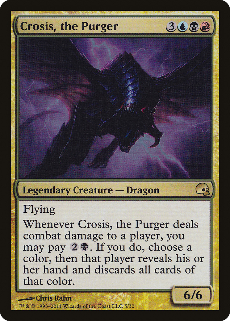Crosis, the Purger (GRV-005)  Foil - Premium Deck Series: Graveborn